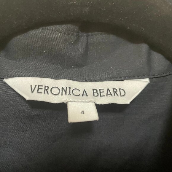 VERONICA BEARD Black Saude Cargo Relaxed Fit Mini Dress Sz 4 NWOT - Picture 7 of 11